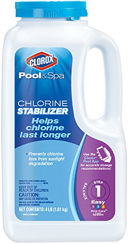 CLOROX Pool&Spa Chlorine Stabilizer  4-Pound 10004CLX