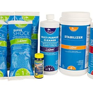 Rx Clear Spring Swimming Pool Start-Up Opening Chemical Kit For Pools Up To 30 000 Gallon